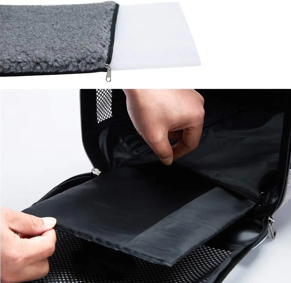 Soft-Sided Pet Carrier, Travel Bag for Cats & Dogs up to 16 lbs Smart PawLumi
