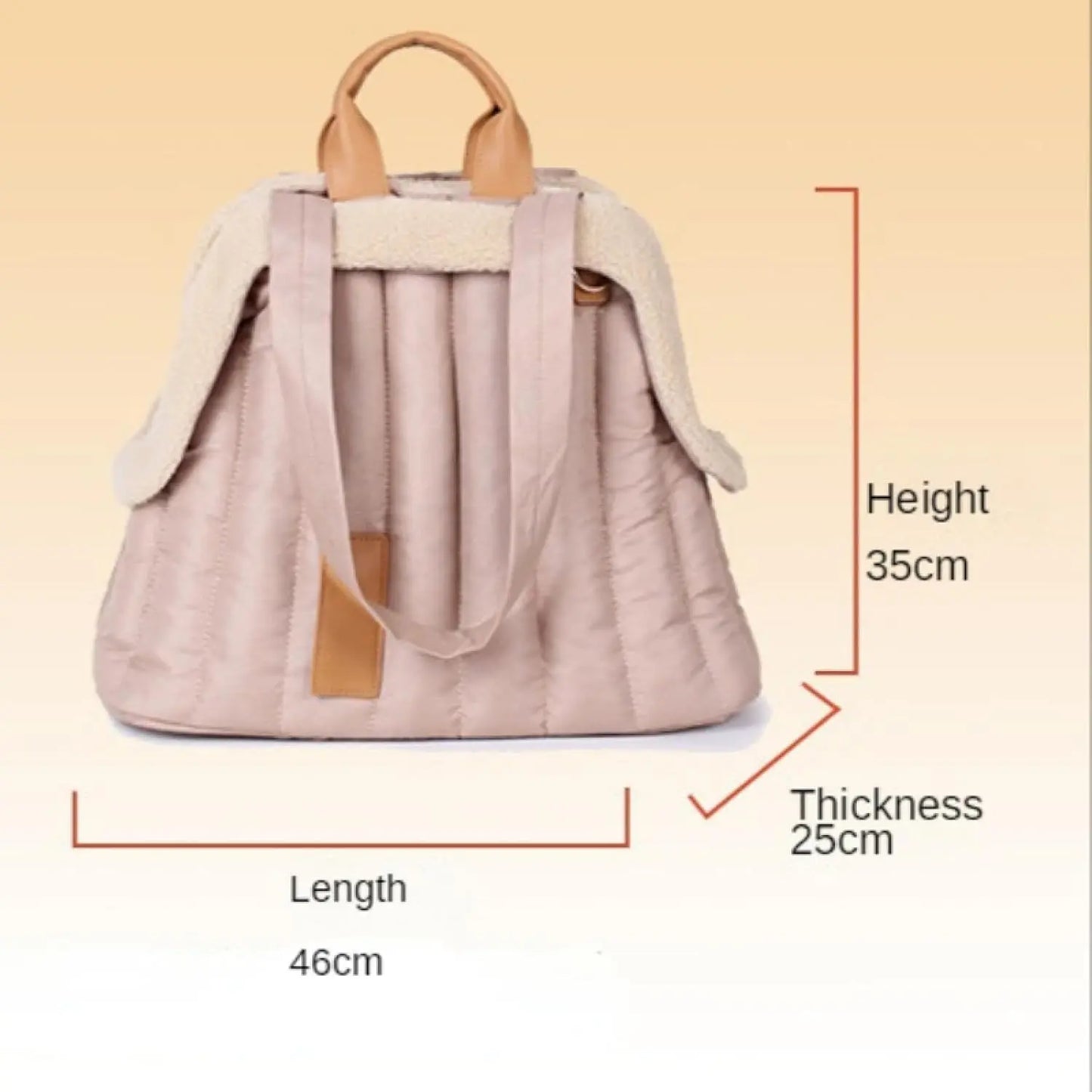 Lightweight and spacious pet handbag, ideal for small dogs and cats.