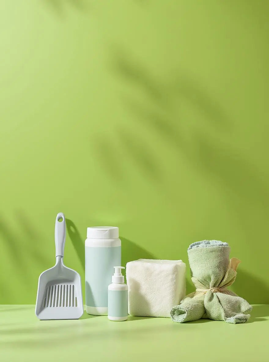 Innovative pet cleaning products, including portable paw washers and stainless steel grooming tools, designed for hygiene and comfort